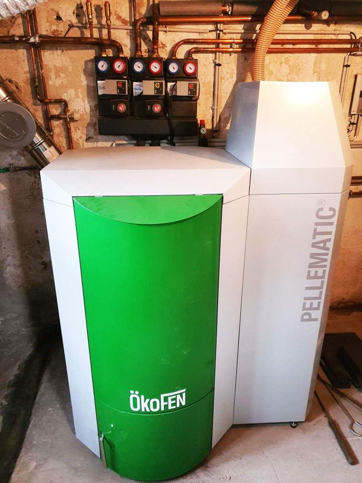 Installation chaudière biomasse Tronget