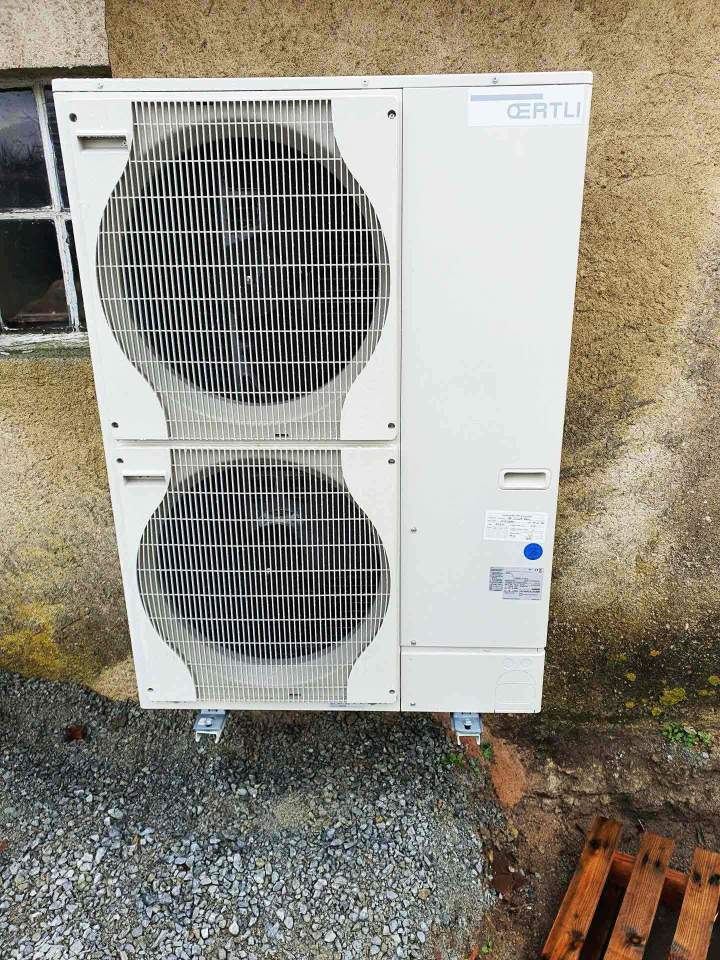 Installation pompe à chaleur Tronget